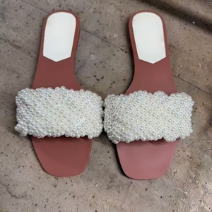 Sandales plates d'été 2026 pour <span class=keywords><strong>femme</strong></span>, style espagnol, à enfiler, pour l'extérieur - Blanc et Noir - Légères, élégantes et sexy - Product Image 4