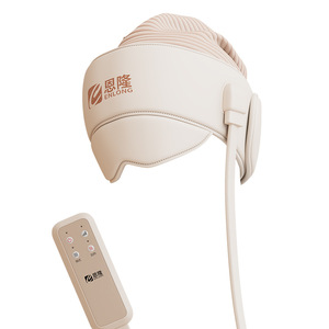 Casco de masaje capilar Enlong con cuidado para los ojos, terapia de calor recargable para alivio de la cabeza y los ojos - Product Image 2