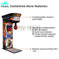 Machine de boxe à monnayeur pour centre de divertissement et salle de jeux, jeu d'arcade de test de force