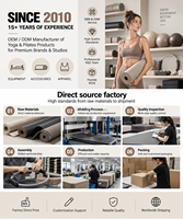 Kit de barre de Pilates avec bandes d'entraînement, ensemble de yoga et Pilates professionnel avec logo personnalisé pour un entraînement complet du corps