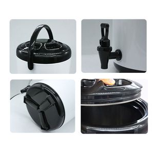 Db 12L Insulated Stainless Steel <b>Drink</b> <b>Dispenser</b> With Tap Commercial Grade Round Freestanding Beverage Serving Machine - Product Image 6