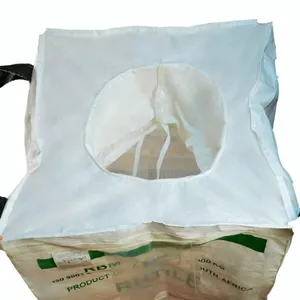 Bolsa Jumbo de embalaje tejida de PP 500Kg 1000Kg Bolsa grande de plástico Super Saco a granel Super Saco con 4 bucles de esquina cruzada