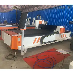 Mesin pemotong laser serat lazer 3000W, mesin pemotong laser logam/serat cnc untuk logam baja