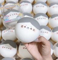 Jouets Squishy Hachimi Hairline Seal en mousse PU à remontée lente pour le soulagement du stress, nouveauté à presser, cadeau de Noël, vente en gros