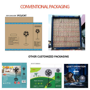 Quạt đứng công suất cao tùy chỉnh 70W-90W, quạt điện gia dụng bằng nhựa, đế đứng <span class=keywords><strong>18</strong></span> <span class=keywords><strong>inch</strong></span> - Product Image 6