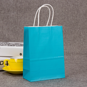 Bolsas de Papel Kraft Reciclables Promocionales con Logotipo Impreso Personalizado, con Asas de Mano para Restaurante/Comida para Llevar - Product Image 5
