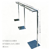 Statif Latar Belakang Adjustable Heavy Duty Baru dengan Double Crossbar untuk Dekorasi Pesta Pernikahan, Sistem Penyangga Latar Foto Booth