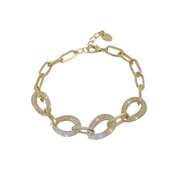 2022 pour les accessoires de mode chauds cristal maille chaîne Bracelet métal tempérament élégant ceintures en métal