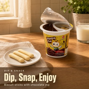 Palitos de Galleta para Bañar en <span class=keywords><strong>Chocolate</strong></span> con Certificación Halal, Snack Crujiente en Porciones Individuales, Galletas a Granel, Suministro de Fábrica - Product Image 3