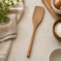 Ensemble d'ustensiles de cuisine en bois d'acacia naturel de qualité supérieure, durables, écologiques, spatules, sans danger pour les aliments, faits à la main, durables