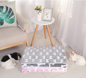 Custom Warm Thickened Fluffy Premium Dog <b>Blankets</b> Pet Coral Velvet Flannel Fleece Puppy Bed Mat Pad <b>Blanket</b> With Cute Paw Prints - Product Image 5