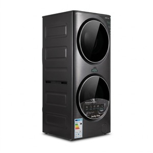 Lavadora de doble puerta Jacky You Drum 10kg 7kg con centrifugado rápido para el hogar y apartamento, pedido al por mayor para distribuidores, 1600 RPM, CE - Product Image 3