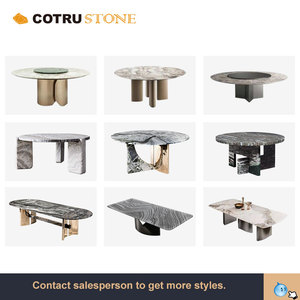 <span class=keywords><strong>Tavolino</strong></span> da caffè <span class=keywords><strong>nero</strong></span> elegante in marmo di lusso contemporaneo con piano rettangolare moderno e robusto Design delle gambe - Product Image 5