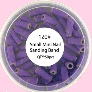 Small <b>Nail</b> Sanding Bands for <b>Nail</b> Drill, 120 Grit 180 Grit 240 Grit Medium <b>Nail</b> <b>File</b> Bits for Acrylic <b>Nails</b> Gel Manicure - Product Image 4
