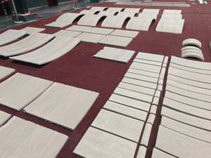 Azulejos de Travertino Blanco Moderno al por Mayor, Pulidos, Ecológicos, Decoración de Paredes Interiores para Baños, Villas, Apartamentos y Hoteles - Product Image 2