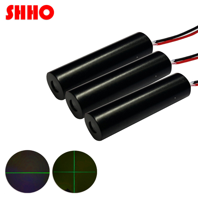 High Power 520nm 135mw Green Line & Cross Laser Module Locator Positioning Level Laser Head