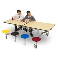 Table et chaise de cantine scolaire de qualité, table de cantine scolaire pliable