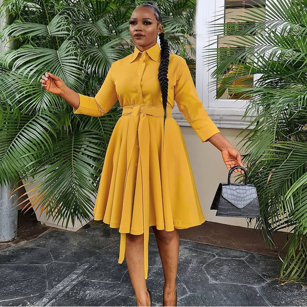 Stylish Commuter Dress - Elegant Temperament Long Sleeve Stylish Commuter Dress - Elegant Temperament Long Sleeve