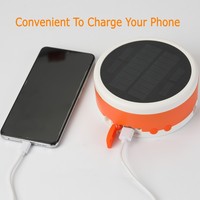 Guirlande solaire GQ-TY6 100 LED, lumières décoratives pour le camping en plein air, lanterne imperméable, tente de jardin, fabricant OEM