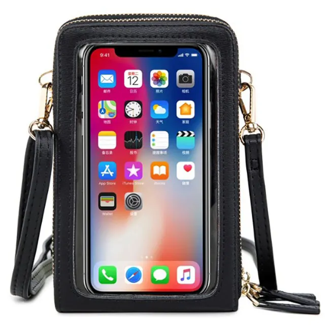 New High Quality Mini Crossbody Shoulder Bags Women Multi-functional Touchable Cell Phone Pocket Card Purse Ladies Small Bag Fem