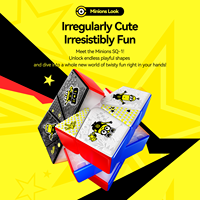 GAN Square-1 Minions Edition Magnétique SQ1 Maglev Speed Cube Professional Square 1 Learning Educational Kids Puzzle Toys Game
