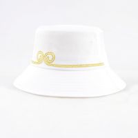 Elegante sombrero de cubo Wukong bordado dorado mitología china de moda gorra de sol de verano ligero Casual para hombres mujeres para