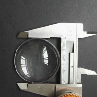 Loupe 3D VR en PMMA acrylique de 42 mm, lentille optique asphérique plan-convexe, structure sphérique plate, concave-convexe, OEM