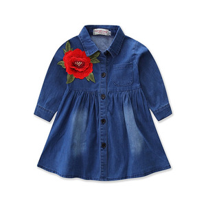 jeans frock for girl