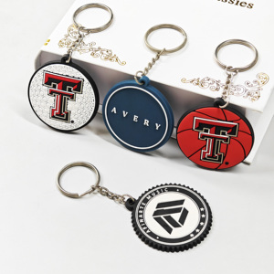 Personalized Logo Soft Pvc Key Ring 3d or 2d Fashionable Design Logo Pvc Key Chain Rubber Pvc KeyChain - Product Image 3