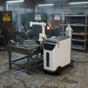 Bras robotique collaboratif industriel automatique à 6 axes avec moteur PLC, charge utile de 5 kg, IP54/IP65, bras de soudage MIG - Product Image 1
