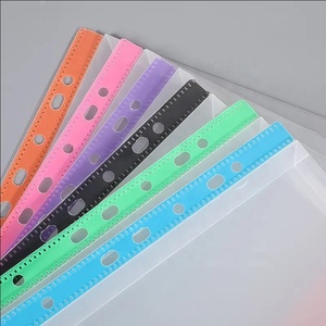 A4 Plastic Document Bag Waterproof Clear PP <strong>File</strong> <strong>Folders</strong> <strong>With</strong> Snap <strong>Button</strong> Closure - Product Image 3