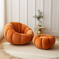 Fauteuil de salon moderne en tissu, garni d'éponge, canapé carré en mousse compressée sous vide, mobilier chinois