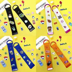 Porte-monnaie durable en polyester tissé de 32 mm avec mini-étiquette brodée thermocollée motif dessin animé, idéal pour la décoration de chapeaux et sacs - Product Image 5