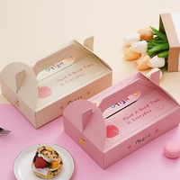 Boîtes alimentaires personnalisées anti-graisse pour la vente à emporter, boîte à poulet frit, boîte à bagels West Point, boîte à donuts, boîte à gâteaux
