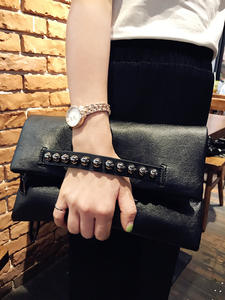 กระเป๋าคลัทช์ใส่กระดุมทันสมัยกระเป๋าใบเล็กพับได้สำหรับผู้หญิงกระเป๋าทรงซองจดหมายสไตล์เกาหลีกระเป๋าสะพายไหล่อเนกประสงค์ - Product Image 6