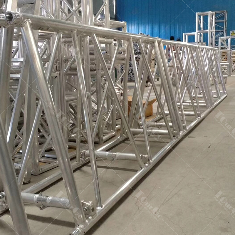 spigot type heavy duty concert stage aluminum triangle folding truss