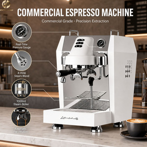 Machine à expresso italienne professionnelle avec pompe à eau importée pour restaurant, café, salon de thé - Product Image 1