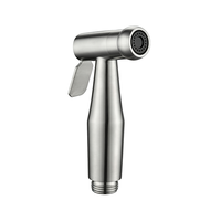 Pistolet pulvérisateur de bidet Shattaf en gros, pulvérisateur de bidet portatif pour toilettes, supporte le logo personnalisé, pulvérisateur de bidet pour toilettes