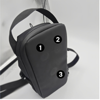 Sac de sport étanche magnétique pour bouteille d'eau, sacoche bandoulière portable pour clés, téléphone portable, sport, cyclisme, vente en gros