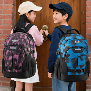 Sesame Baby Laptop <b>Backpack</b> 15 Inches Waterproof Geometric Pattern Schoolbag For <b>Kids</b> Unisex Travel Outdoor Use - Product Image 1