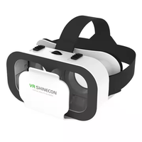SHINECON VR 360 ° HD Films et jeux mobiles Casque de réalité virtuelle Lunettes VR pour Smartphones 4.7-6.53"
