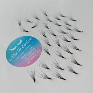 Pestañas Nhu Y Eyelash NY7D Personalizadas 7D/1000 Fans Premade Camellia, Extensiones de Pestañas Naturales Largas de Pelo Sintético, Adhesión Térmica Especial - Product Image 2