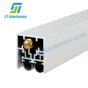 ייצור אספקת ציוד יורד דלת אטם אלומיניום הרמת חותם תחתון כפול אוטומטי עם מצלצל פליז - Product Image 1