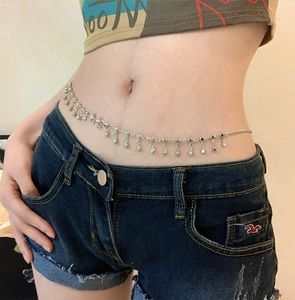 Punk Estrela Lantejoulas Charme Sexy Diamante Corpo Cintura Cadeias Mulheres Criativo Multi Layer Belly Belt Cadeia Verão Biquíni Praia Jóias - Product Image 5