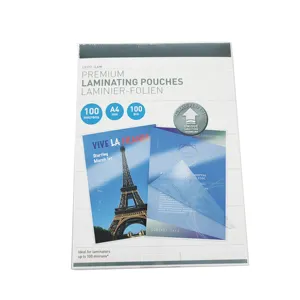 Hot Laminating Film A4 A3 3mil Lamination Pouches 229*292mm 5mil ID Card Size in Bulk Stock