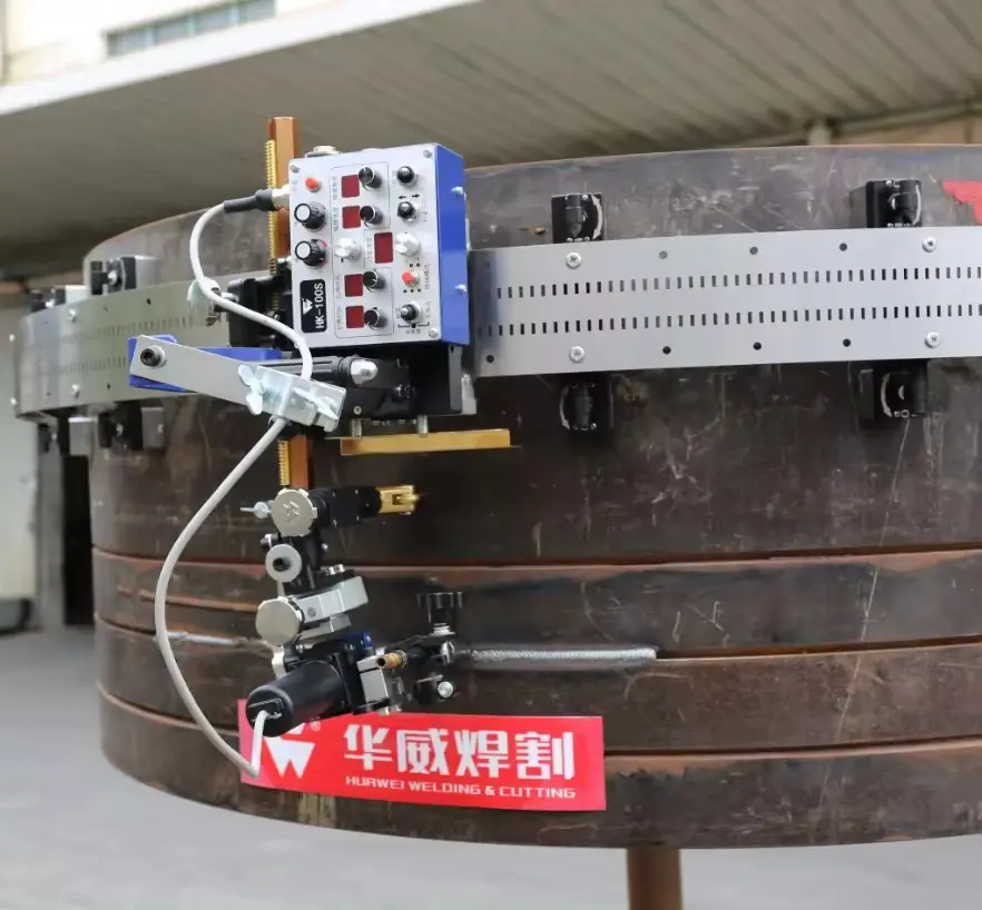 화웨이 로봇 용접기 HK-100S 쉬운 설치 및 사용 빠른 배송 중국 공장 회전기 MIG 용접 장비