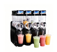 Machine à slush et à jus multifonctionnelle à double usage, équipement commercial pour boissons
