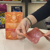 Sac debout avec logo multi-tailles personnalisé en usine sac d'emballage alimentaire en plastique thermoscellé pour sucette biscuits pop-corn pistache