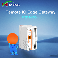 Passerelle IoT industrielle USR-M100-EAU/HMGL avec prise en charge de la conversion de protocoles de calcul en périphérie à distance et des modules Ethernet et de communication