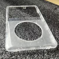 Reemplazo de botón de panel frontal transparente para iPod Classic 6ª y 7ª generación, para Classic 80GB, 120GB, 160GB con lente de vidrio